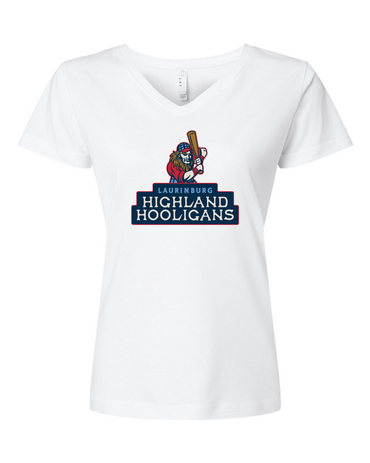 Hooligans Women's V-Neck T-Shirt (Click to see all available colors)