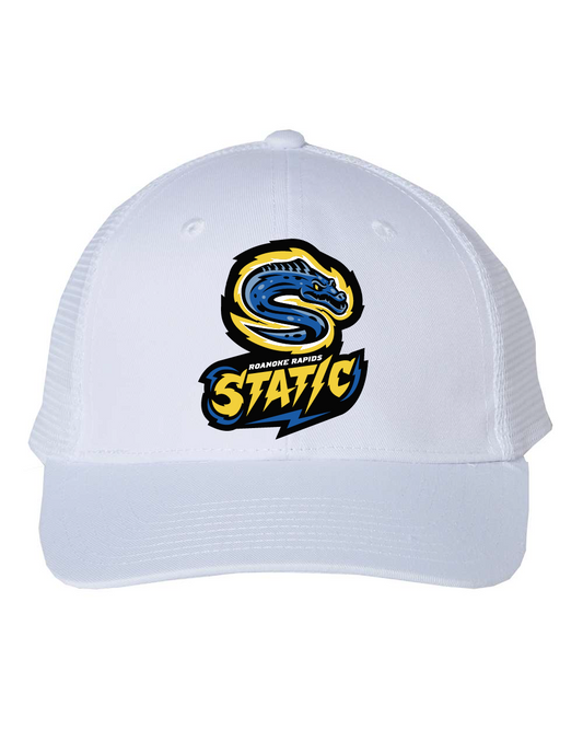Static Mesh-Back Twill Trucker Cap