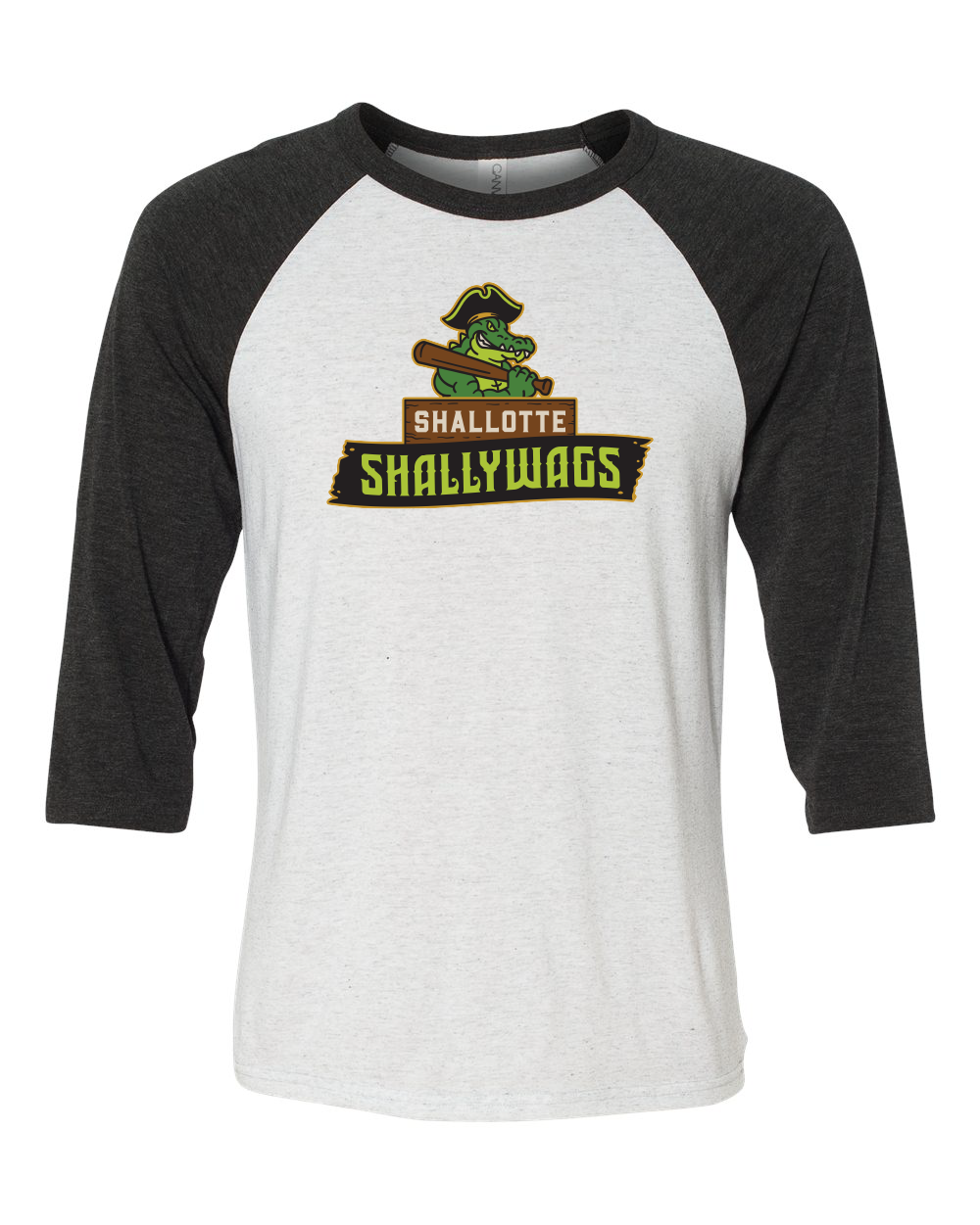 Shallywags Three-Quarter Sleeve Baseball Tee