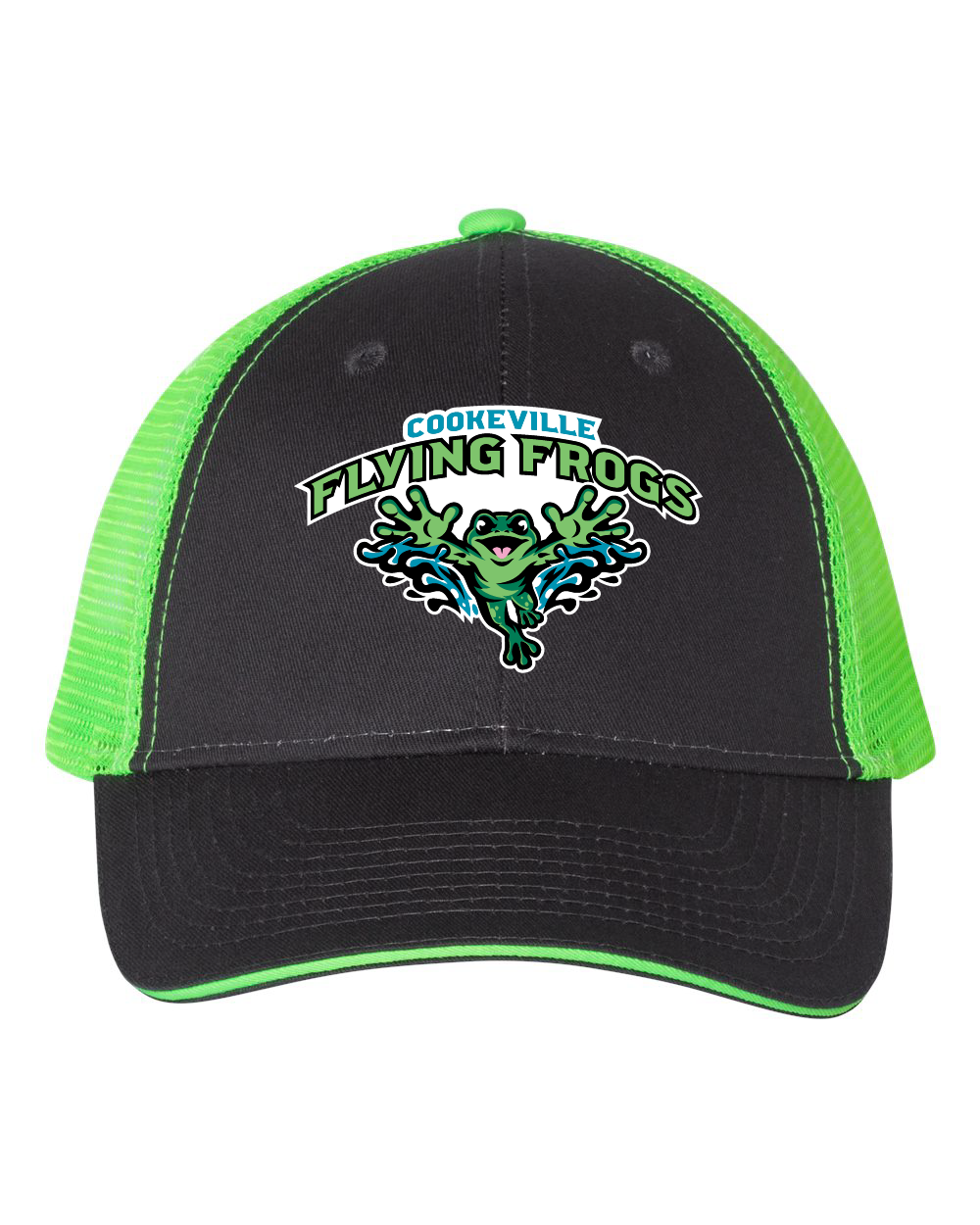Flying Frogs Mesh-Back Twill Trucker Cap